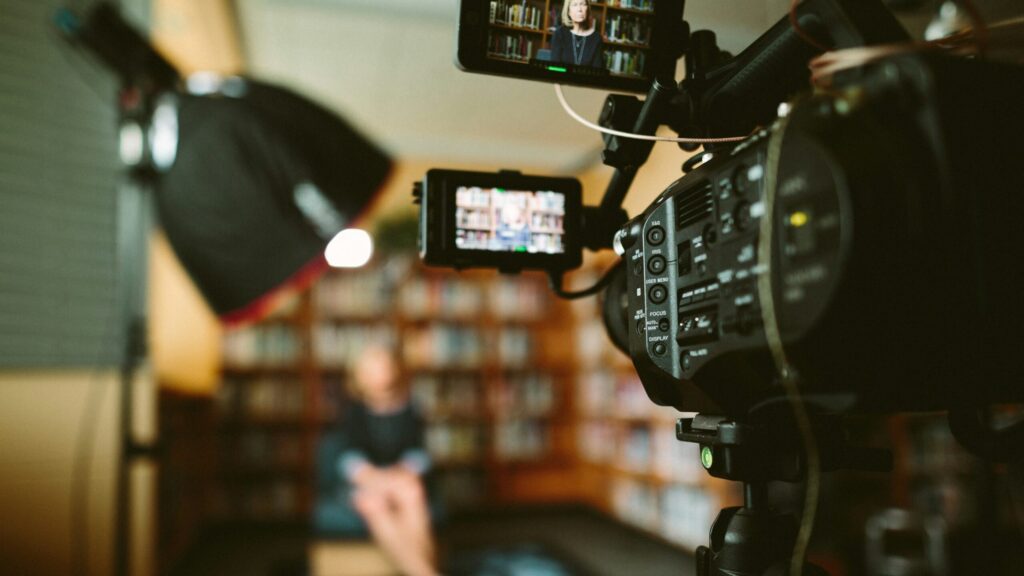 behind the camera